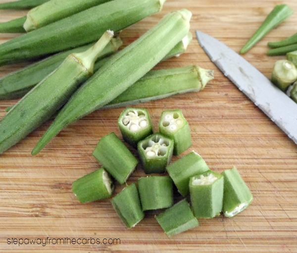 Low Carb Lamb Masala with Okra - a tasty Indian curry recipe