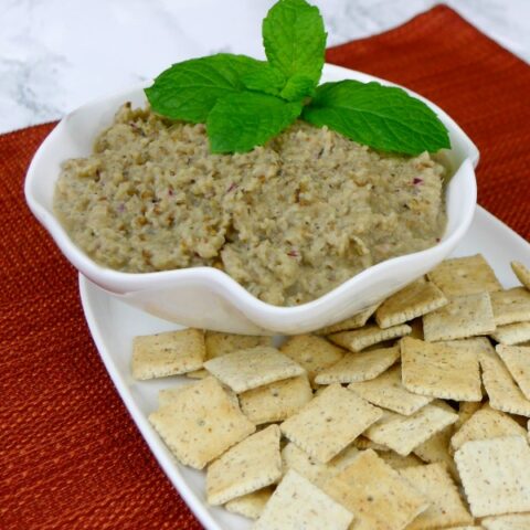 Low Carb Roasted Eggplant Dip