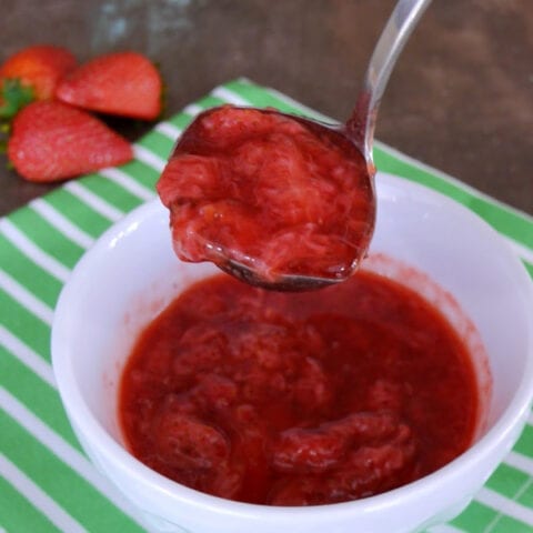 Low Carb Strawberry Sauce