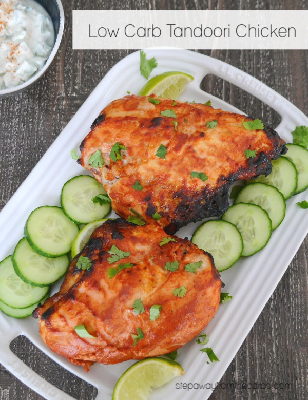 Tandoori Chicken - a low carb recipe packed full of amazing Indian flavors!