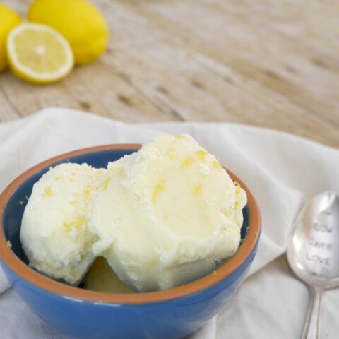 Low Carb Lemon Ice Cream