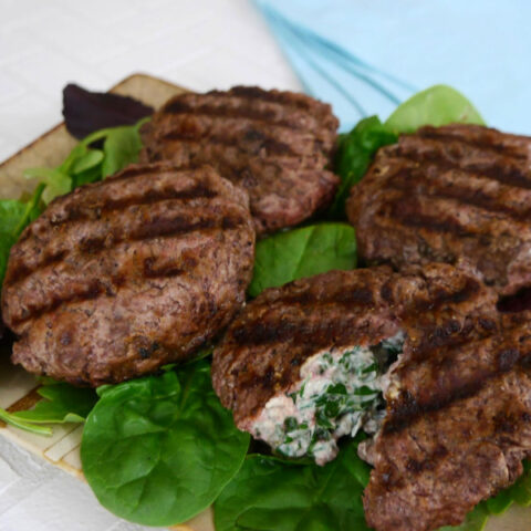 Herb Stuffed Burgers