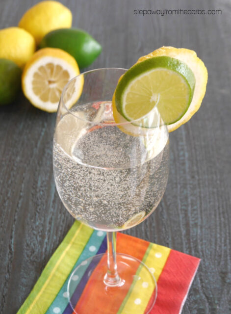 Low Carb White Wine Spritzer - Step Away From The Carbs