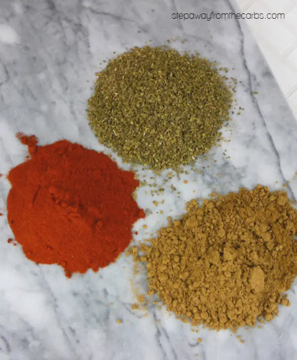 Mexican Dry Rub and Seasoning Blend - a super useful three-ingredient salt-free mix!