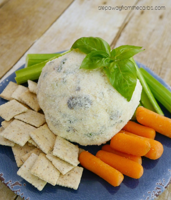 Italian Cheese Ball - a classic party favorite! Low carb / Keto / LCHF recipe.