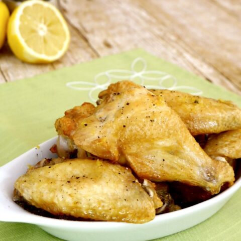 Lemon Pepper Chicken Wings