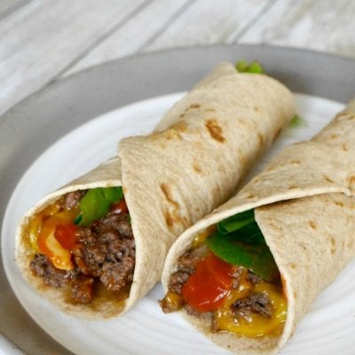 Low Carb Cheeseburger Wraps - Step Away From The Carbs