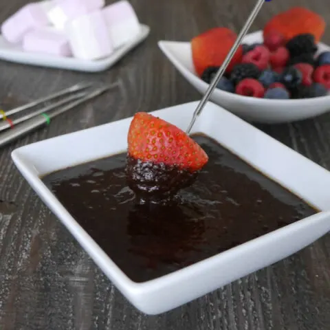 Low Carb Chocolate Fondue