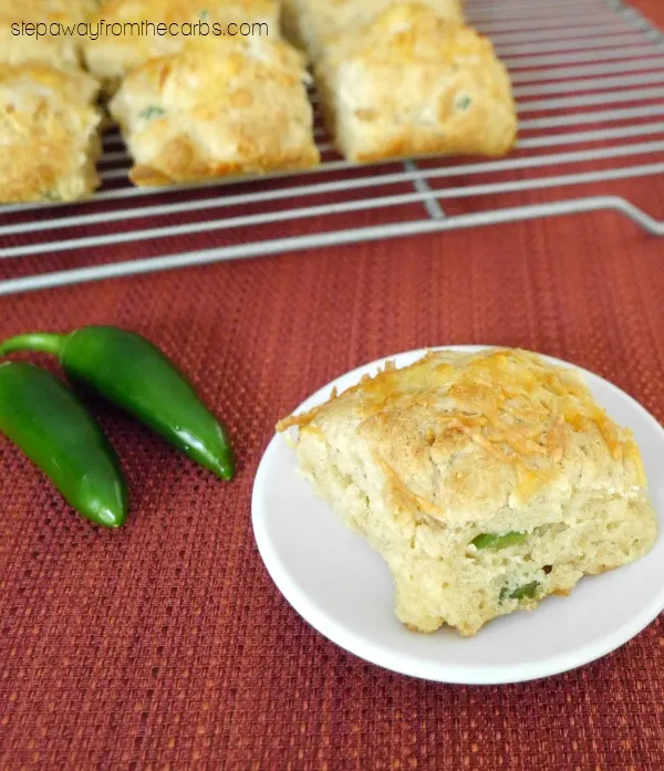 Low Carb Biscuits with Jalapeños - a baking mix review
