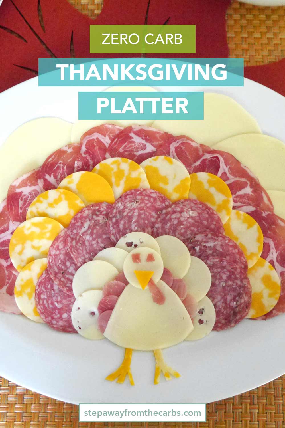 Zero Carb Thanksgiving Platter - a fun dish that all your friends and family will enjoy!