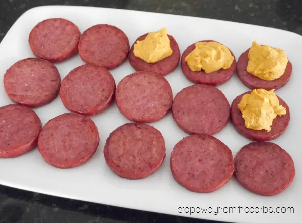 Baked Sausage and Pumpkin Bites - a low carb appetizer for the holiday season!