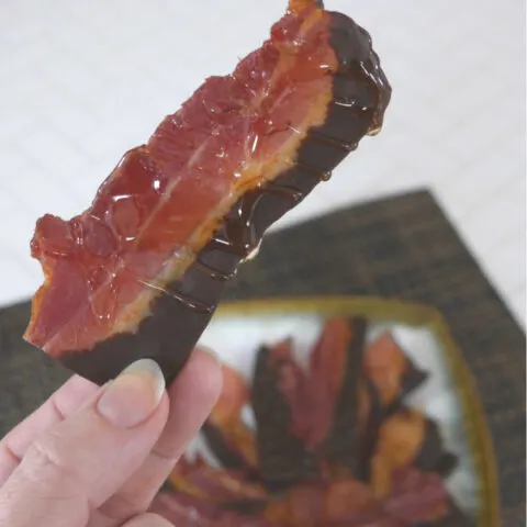 Low Carb Chocolate Dipped Bacon