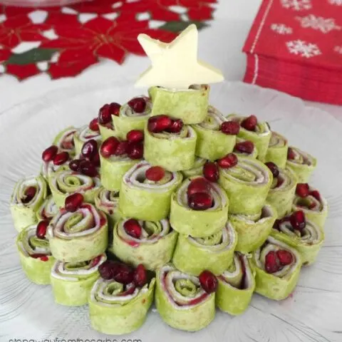 Low Carb Christmas Tree Platter