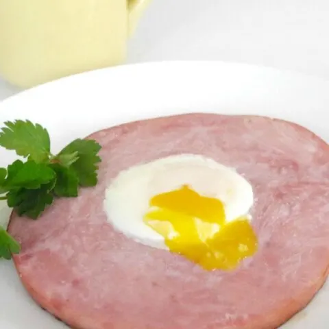 Ham Steak with Egg