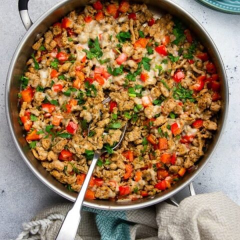 Low Carb Turkey Taco Skillet