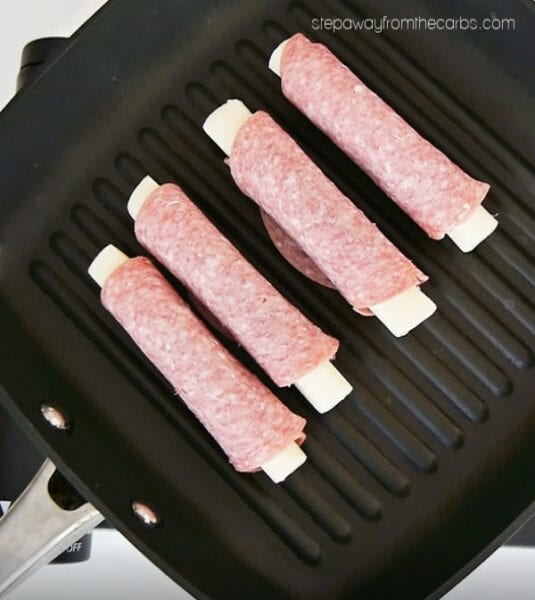 Fried Salami and Mozzarella Cheese Sticks Step Away From The Carbs