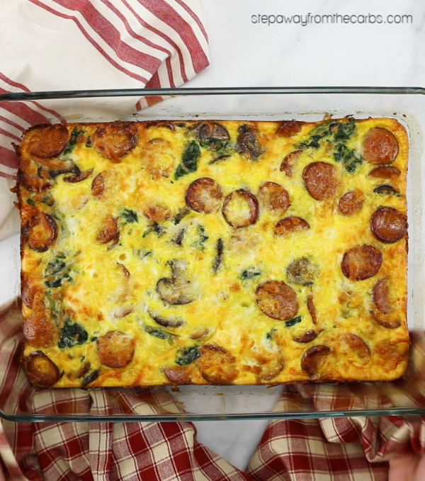 Low Carb Breakfast Casserole with Sausage - perfect for all the family!