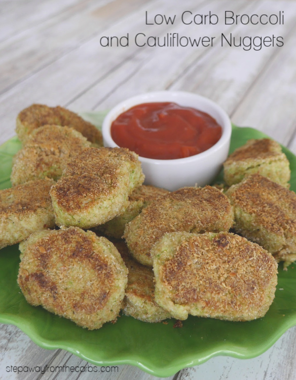 Low Carb Broccoli and Cauliflower Nuggets