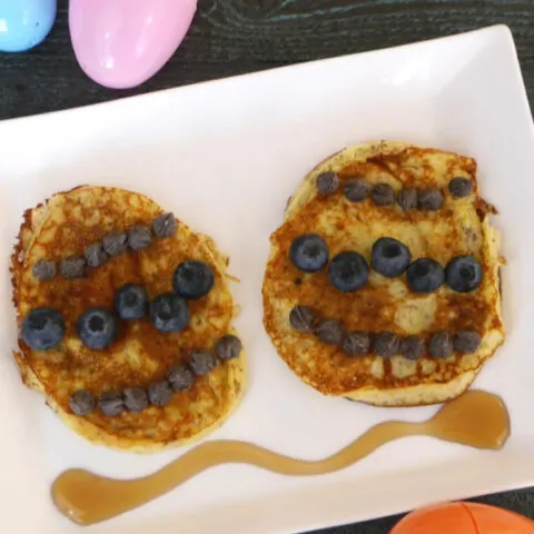 Low Carb Easter Egg Pancakes