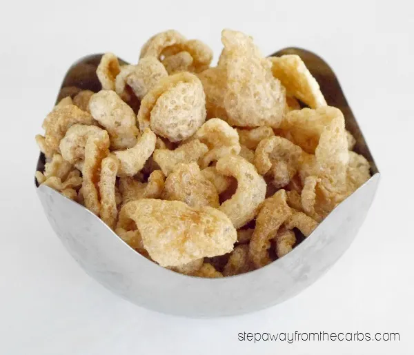16 Low Carb Uses for Pork Rinds - coating, topping, and snacking!