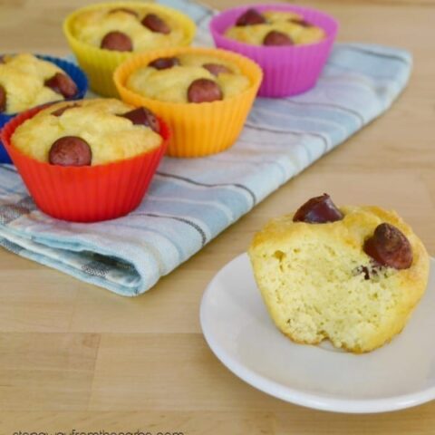 Low Carb Corn Dog Muffins