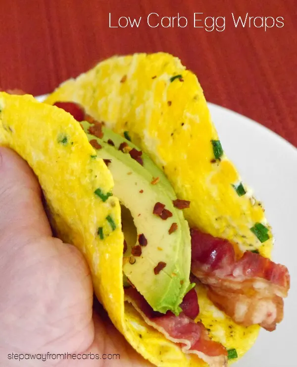 Easy Keto Egg Wraps (Breakfast Wraps) - Thinlicious