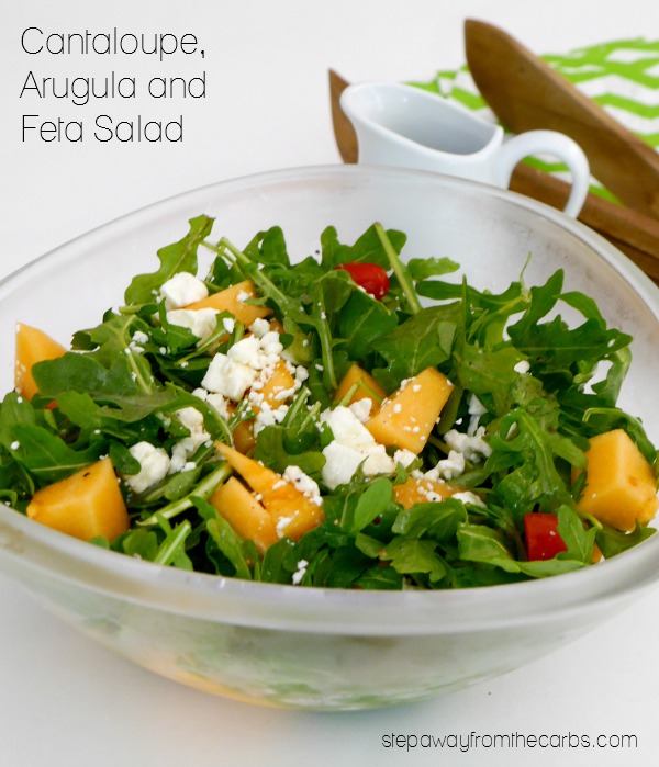 Cantaloupe, Arugula and Feta Salad