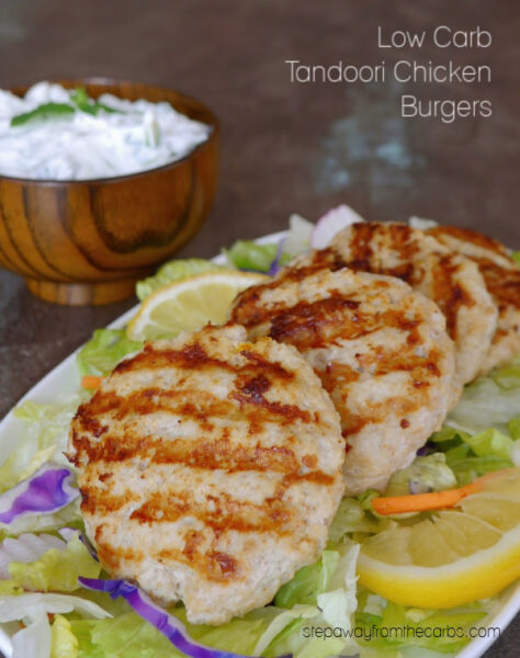 Low Carb Tandoori Chicken Burgers - Step Away From The Carbs