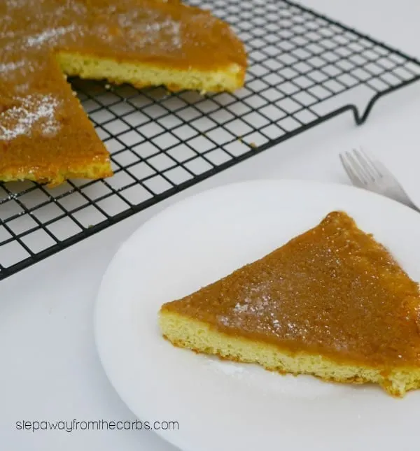 Low Carb Triple Almond Cake - sugar free, gluten free, and keto recipe