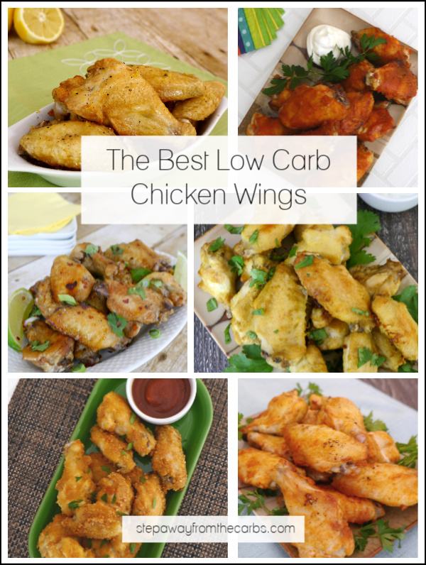 The Best Low Carb Chicken Wings - so many different flavors to try!