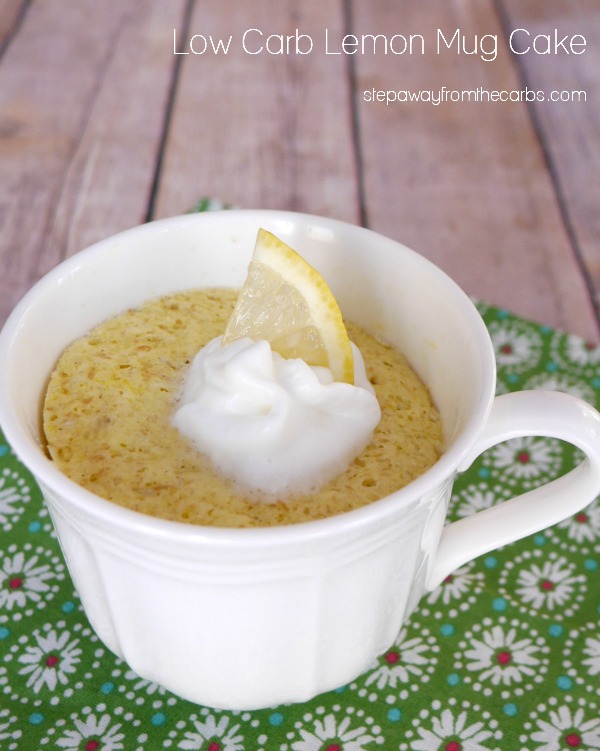 Low Carb Lemon Mug Cake