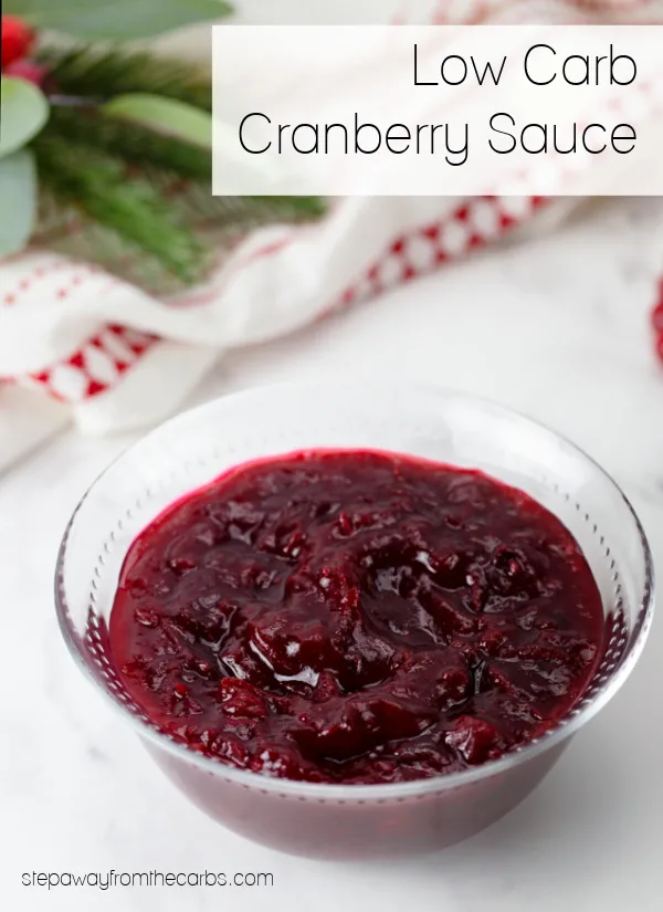 Low Carb Cranberry Sauce