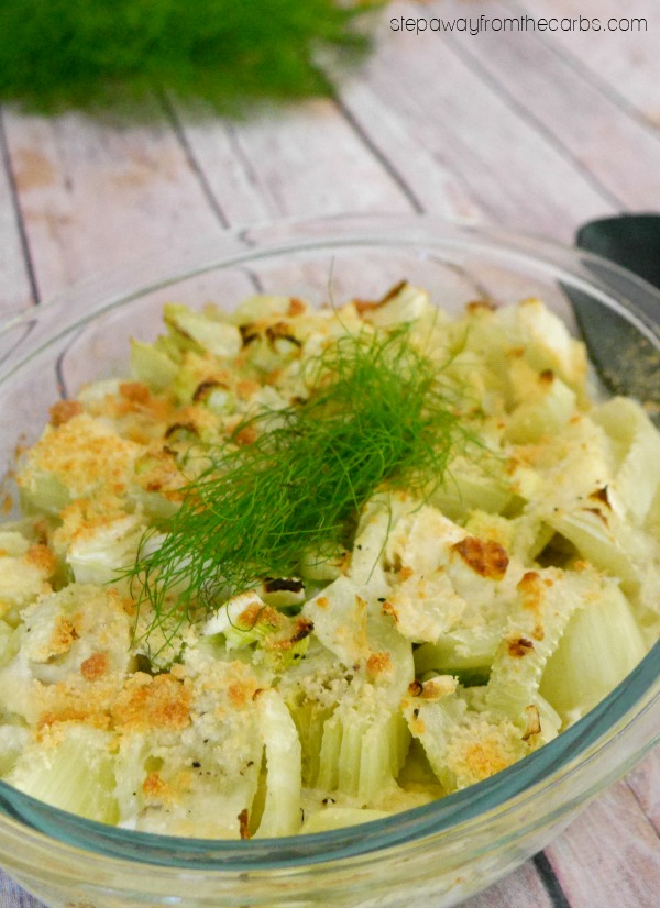 Low Carb Fennel Gratin - a delicious side dish recipe