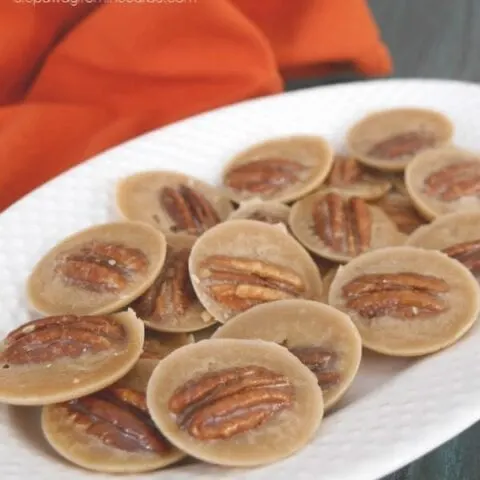 Low Carb Pecan Caramel Bites