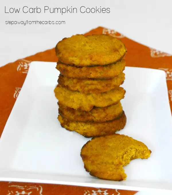 Low Carb Pumpkin Cookies - sugar free and keto recipe Low Carb Pumpkin Cookies - sugar free and keto recipe