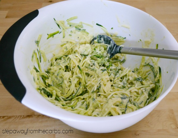 Zoodle Bake - low carb / LCHF / keto side dish recipe