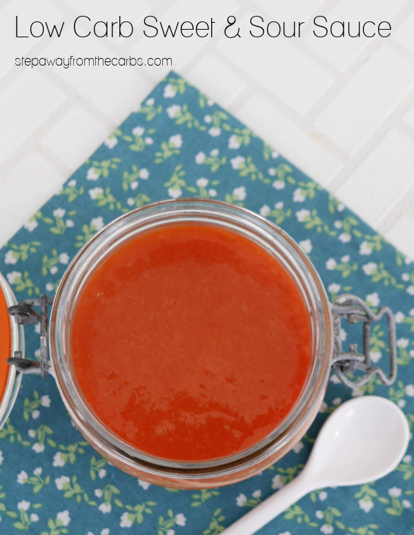 Low Carb Sweet and Sour Sauce - a sugar free copycat version of the classic Chinese sauce