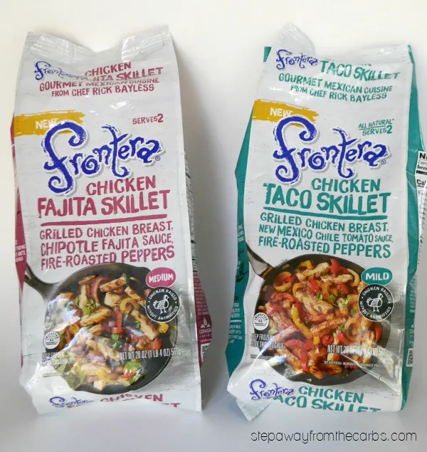 Low Carb Skillet Meals from Frontera - convenient frozen meals for you and your partner to enjoy!