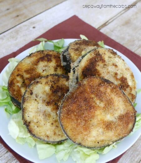 Low Carb Eggplant Fritters - Step Away From The Carbs