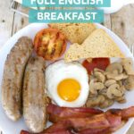 This low carb full English breakfast is delicious and VERY filling! If you want a keto fry up - this is what you need!