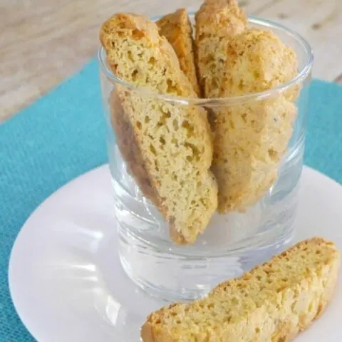 Low Carb Cheese Biscotti