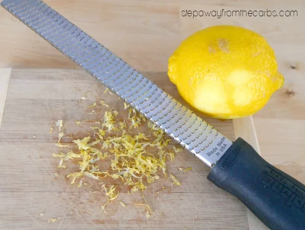 Low Carb Lemon Posset - a three ingredient dessert recipe. Sugar free, keto, LCHF.