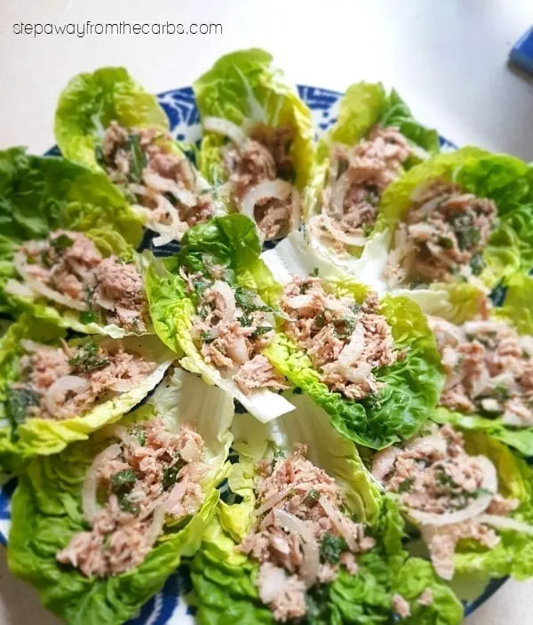 Low Carb Thai Tuna Salad - the perfect recipe for an appetizer or party dish