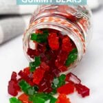 Low Carb and Keto Gummy Bears with recipe video tutorial