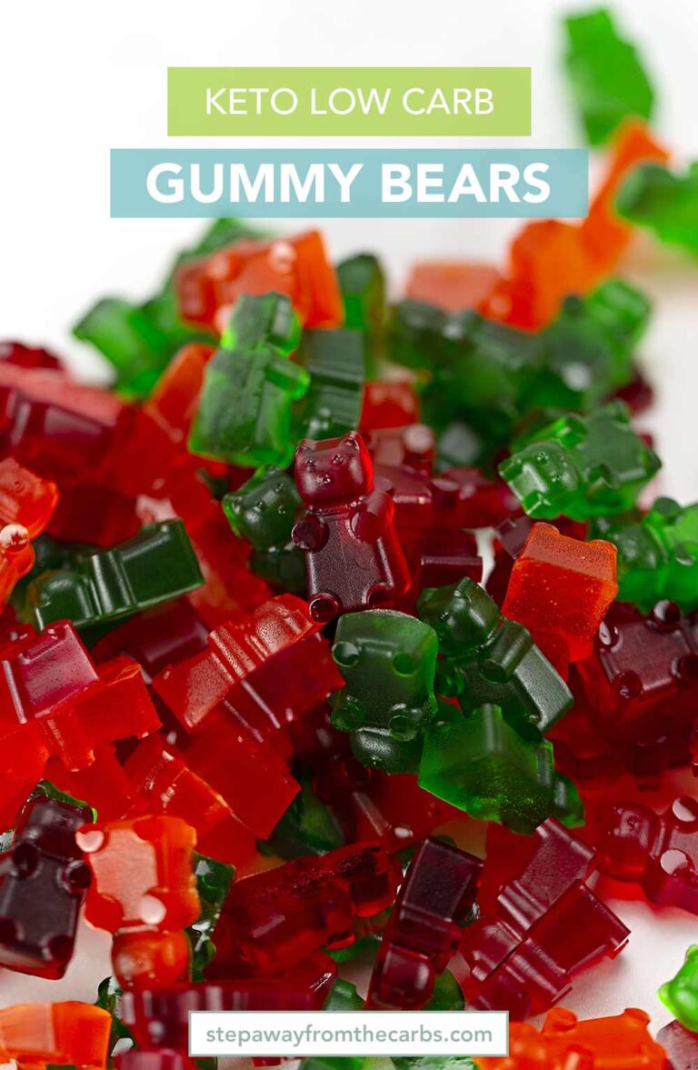 Keto Low Carb Gummy Bears - Step Away From The Carbs