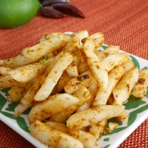 Jicama with Lime and Chipotle