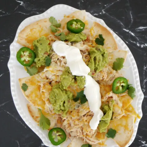 Low Carb Nachos with Chicken
