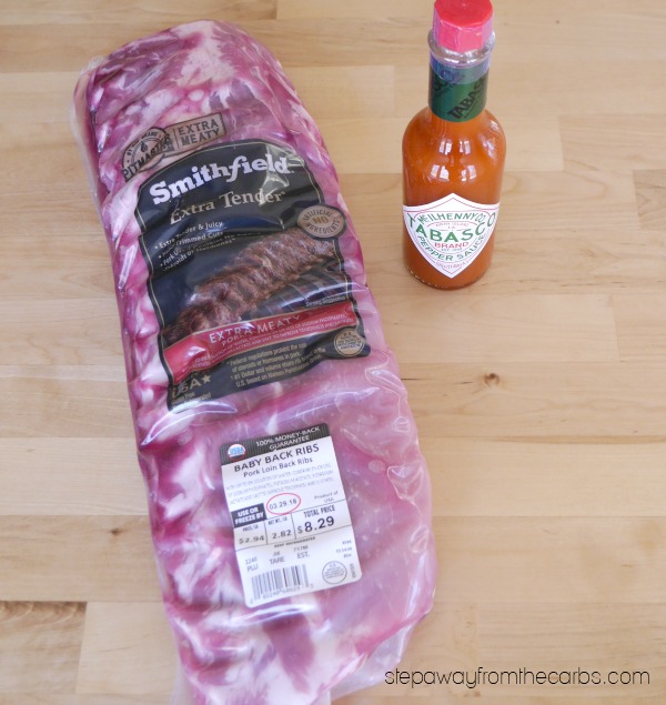 Low Carb Buffalo Ribs on the Grill - super easy to cook!