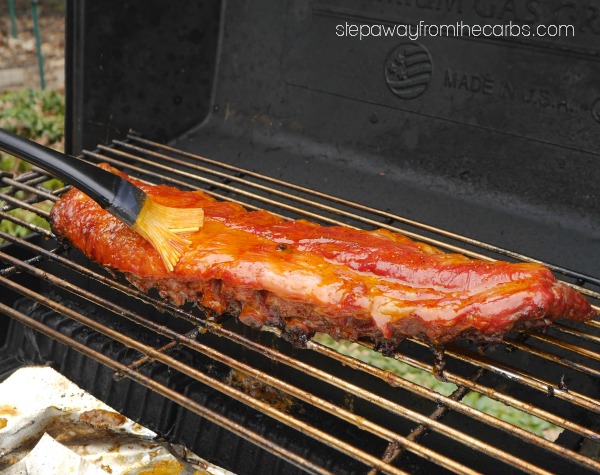 Low Carb Buffalo Ribs on the Grill - super easy to cook!