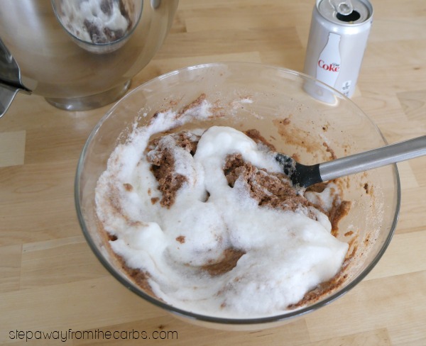 Low Carb Diet Coke Cake - a sugar free and gluten free recipe